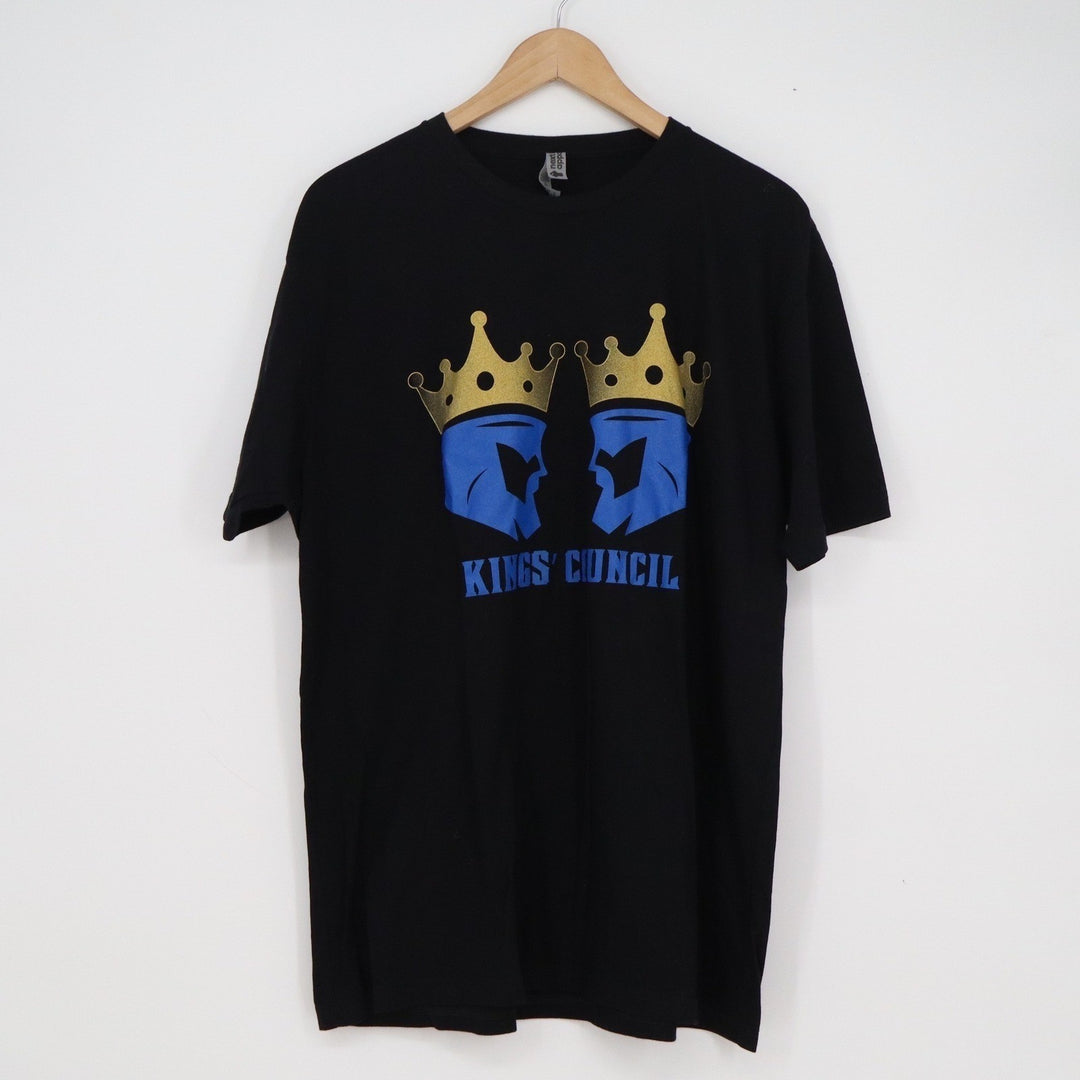 Next Level Apparel Kings Council Advance 2024 Black Graphic T-Shirt XL Men's