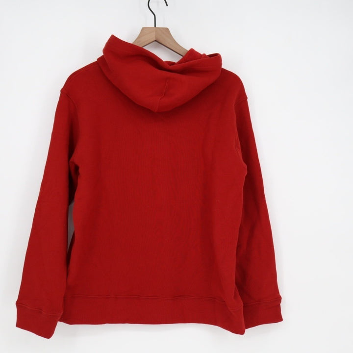 American Giant Midweight Hoodie Womens Medium Red Cotton Fleece Kangaroo Pocket