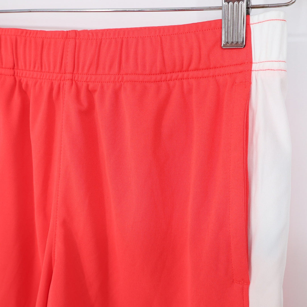 DSG Boys All Sport Shorts Cabana Coral Pure White Moisture Wicking Size L 14-16