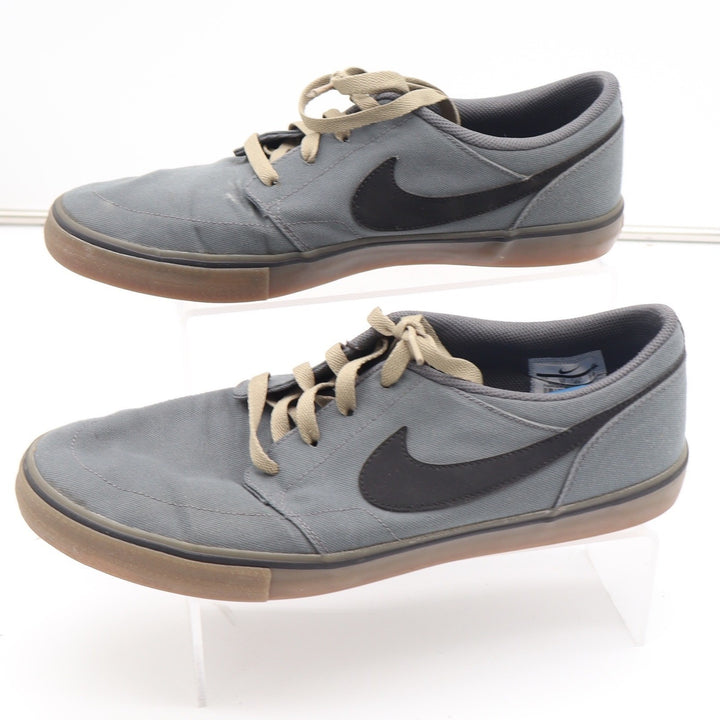 Nike SB Portmore Mens Skate Shoes Grey Black Gum Canvas Sneakers Size 11