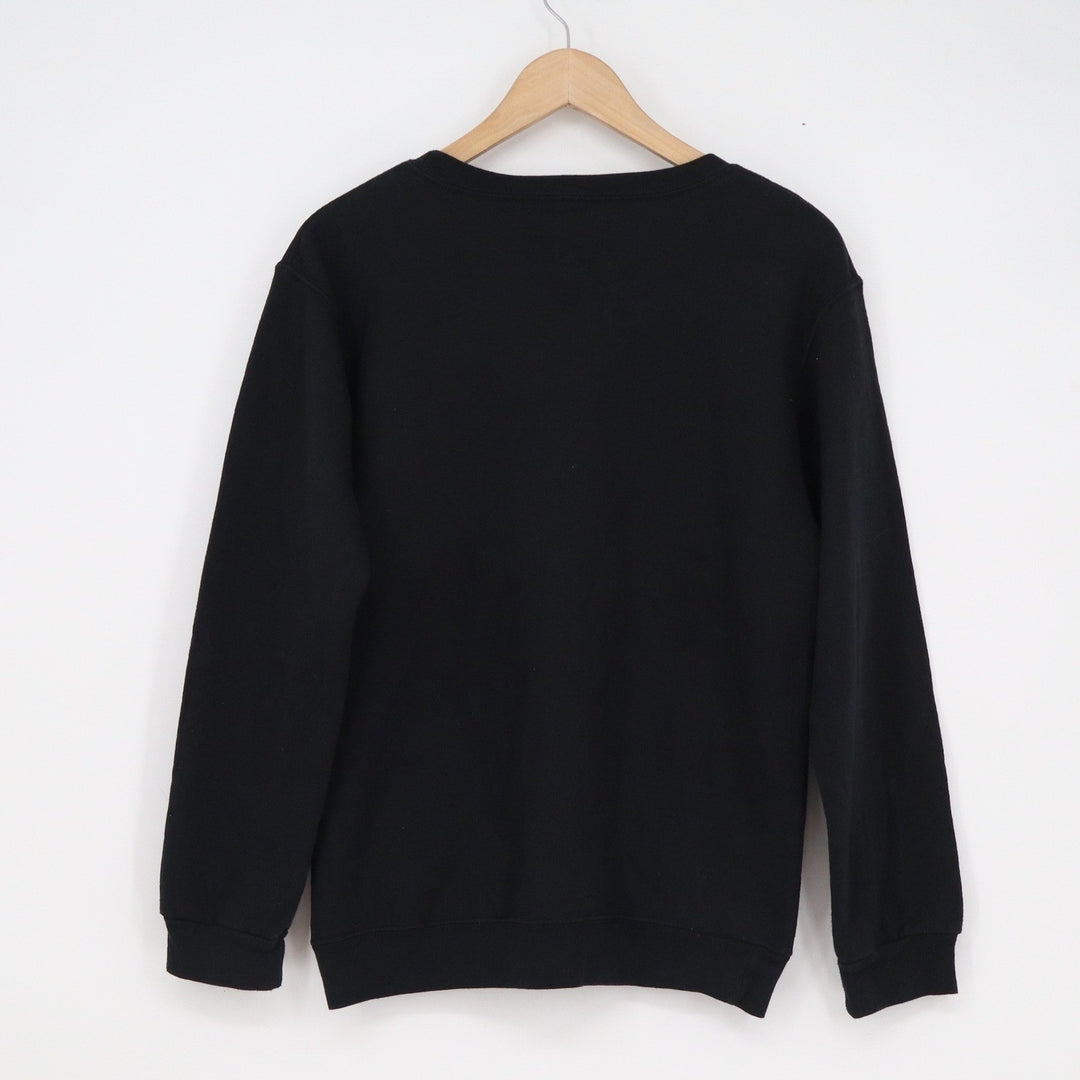 Sanrio Hello Kitty Graphic Sweatshirt Black Small Multi Color Trio Crewneck S