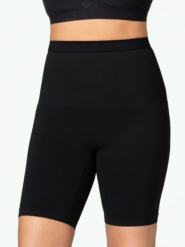 Shapermint Empetua Fresh Control High Waisted Shaper Bike Shorts Women 3XL Black