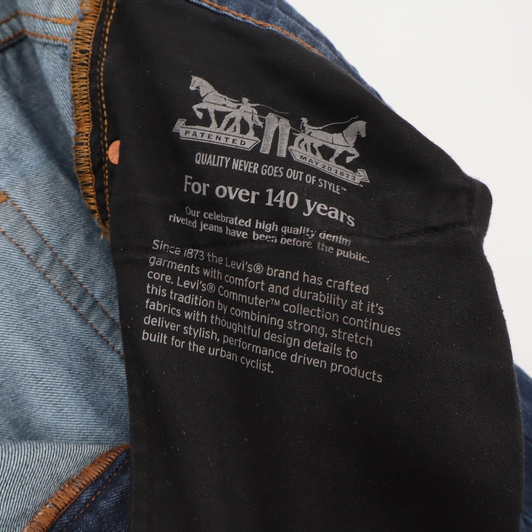 Levi's Jeans Mens 36x30 511 Commuter Slim Fit Blue Stretch Cordura Excellent