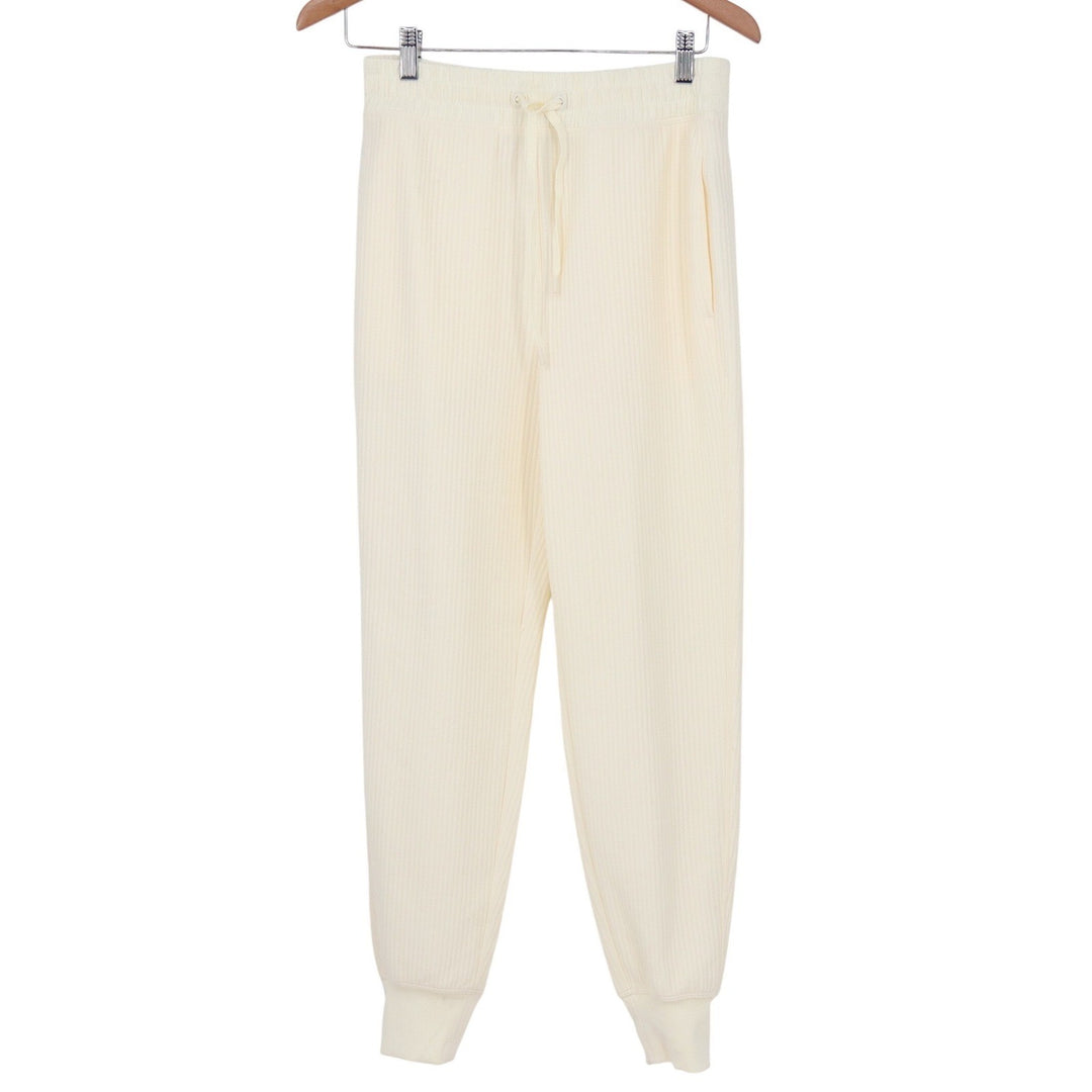 DSG So Soft Ottoman Jogger Womens XS Light Cream Ribbed Athletic Pants