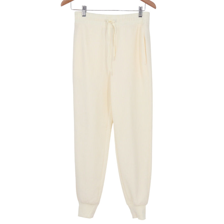 DSG So Soft Ottoman Jogger Womens XS Light Cream Ribbed Athletic Pants