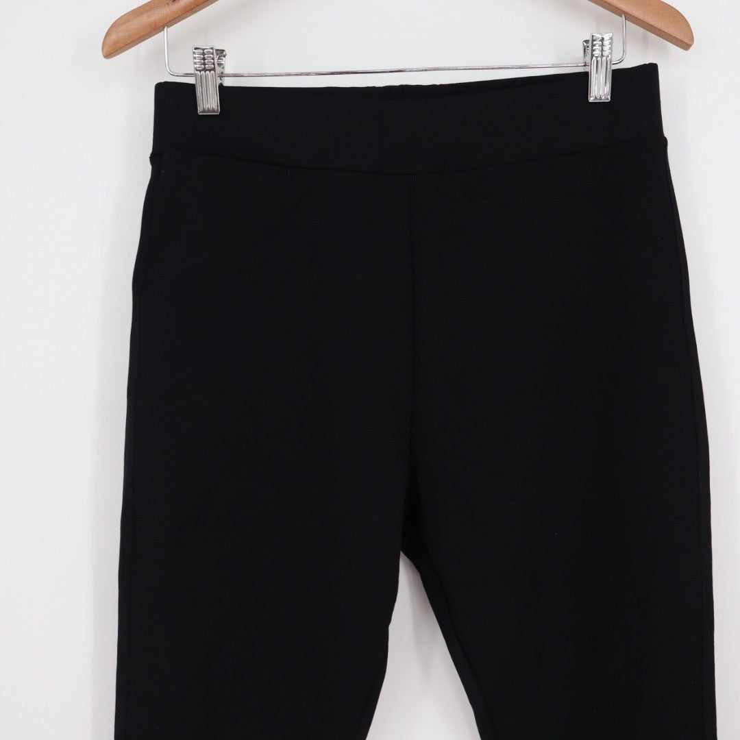 American Giant Women's Ponte Slim Pant High Rise Size 12 Made In USA