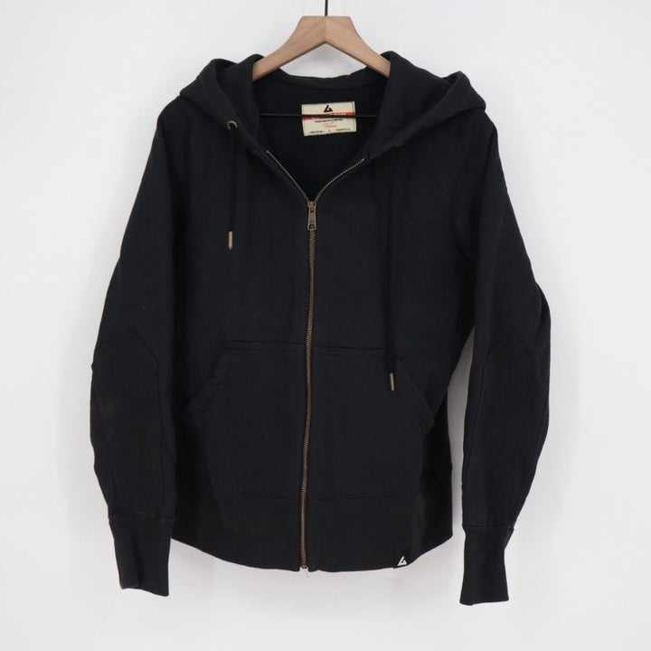 American Giant Classic Full Zip Hoodie Black 100% Cotton Made in USA W1-1A-1R L