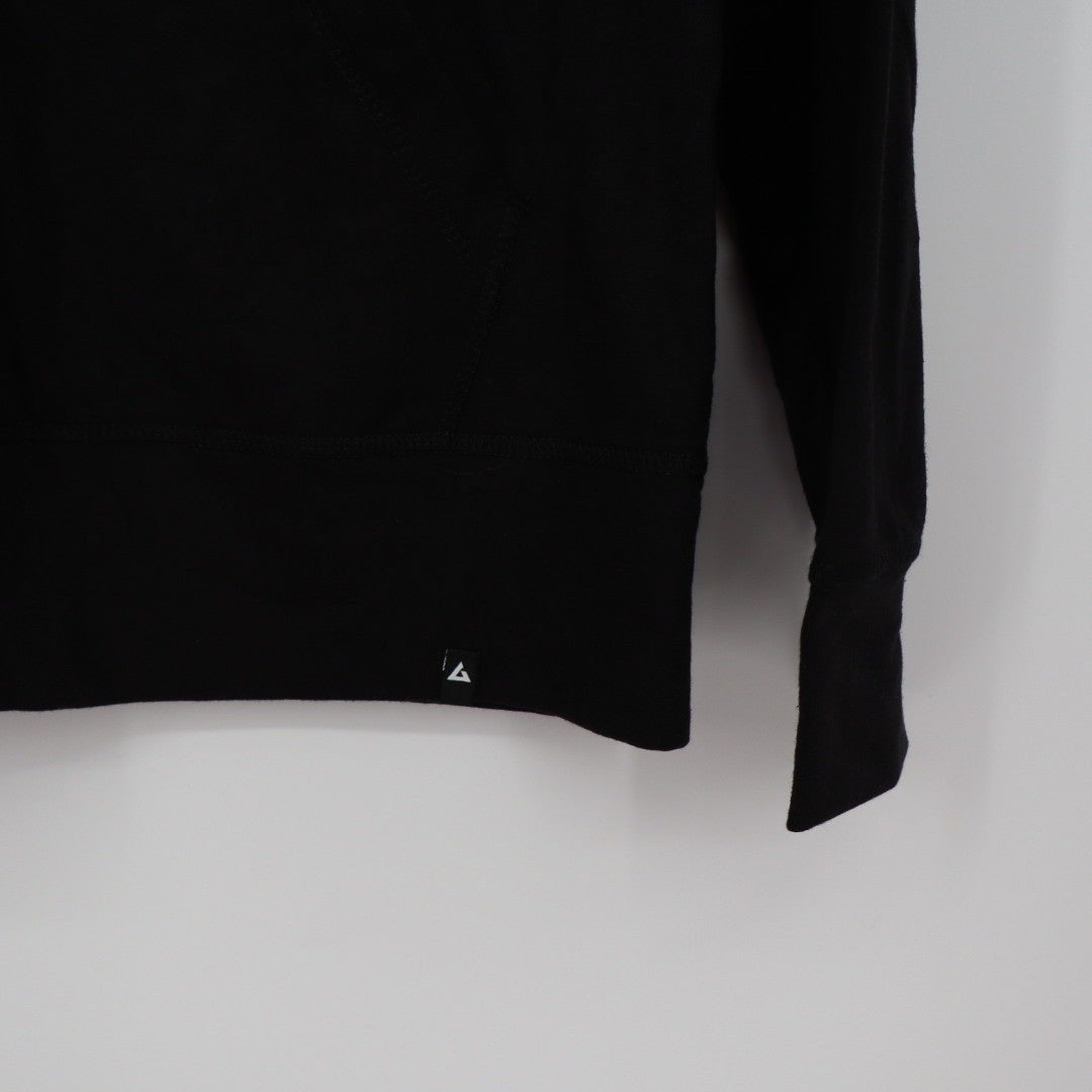 American Giant Full Zip Hoodie Black Made in USA Size Medium Casual Comfort