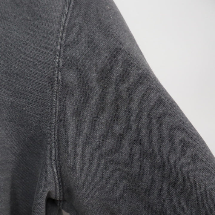 Carhartt Hoodie Mens Medium Charcoal Gray Cotton Fleece Lined Kangaroo Pocket