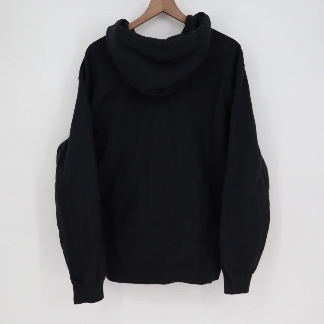 AMERICAN GIANT Full Zip Hoodie Black Mens Size M Cotton Made in USA Casual