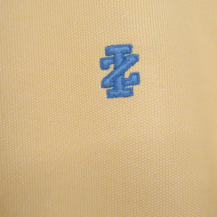 IZOD Advantage Performance Polo Shirt Mens XXL Yellow Short Sleeve Stretch Pique