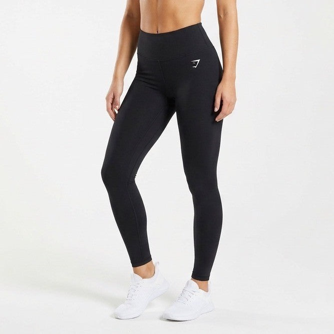Gymshark Black Seamless Leggings Workout Activewear Size Unknown
