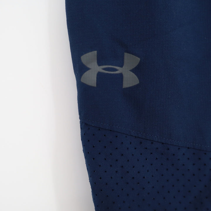 Under Armour Shorts Mens Large HeatGear Fitted Navy Blue Perforated Excellent