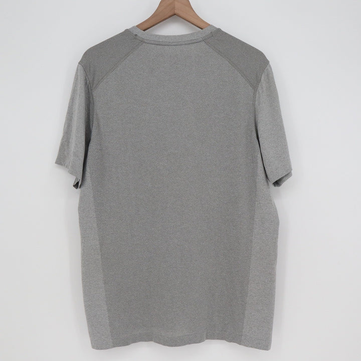 Peloton Mens XL Gray Short Sleeve Performance Training Workout T-Shirt