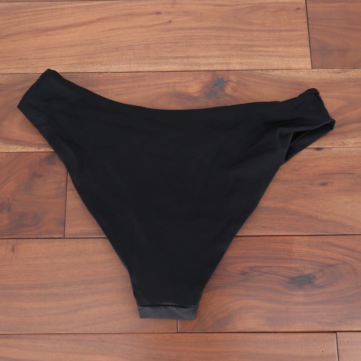 ASOS DESIGN Black High Waist Bikini Bottoms Size 14 EU 46 UK 18 Beach Swimwear