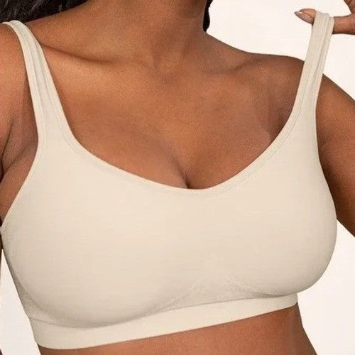 truekind Daily Comfort Wirefree Shaper Bra Black Support Everyday Size L