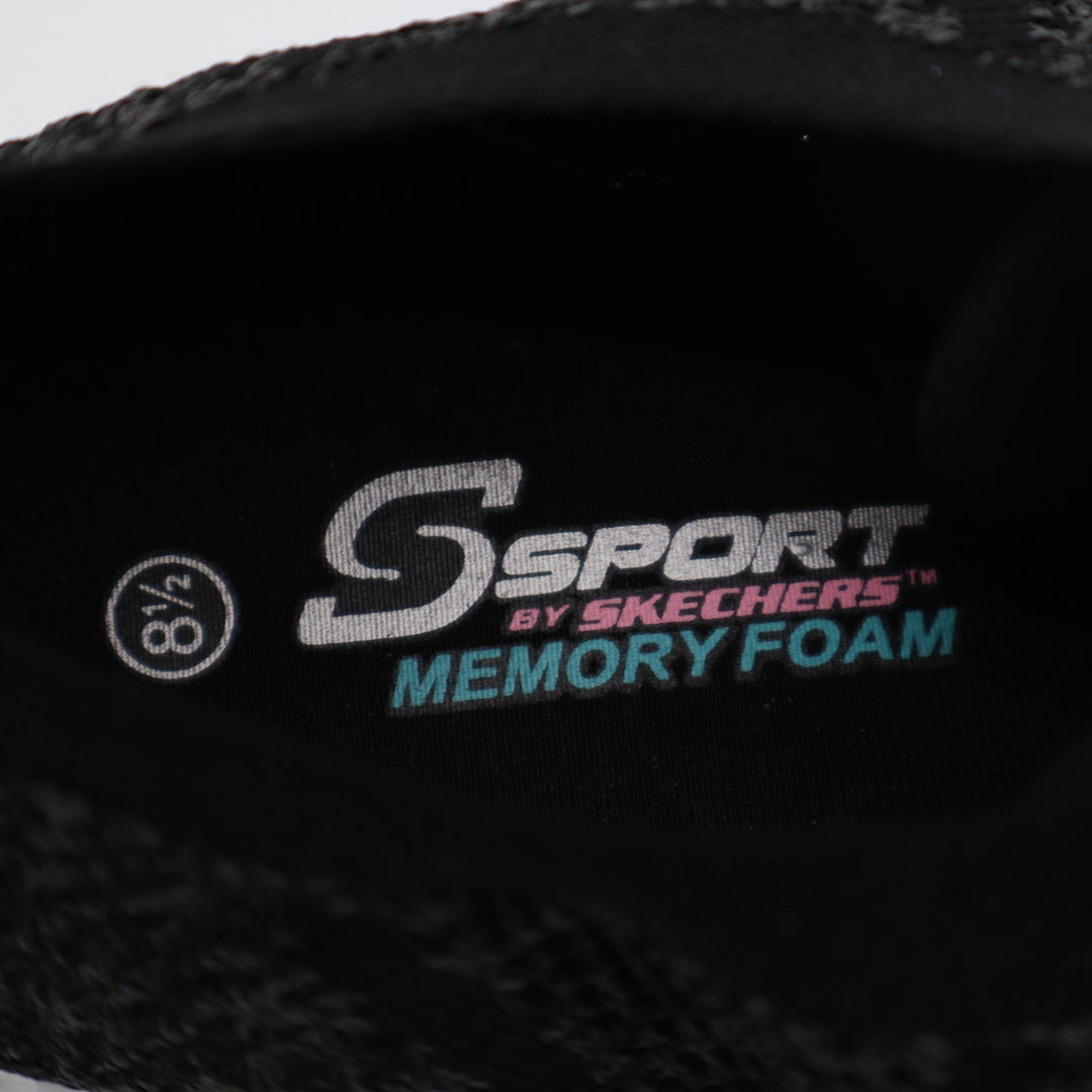 Sport by Skechers Memory Foam F190-2 Sneakers Womens US 8.5 Black Running Shoes