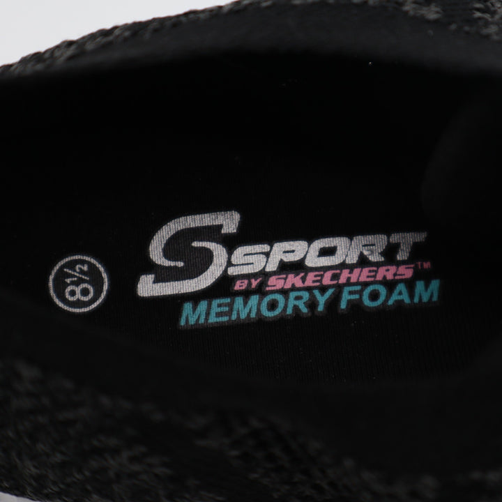 Sport by Skechers Memory Foam F190-2 Sneakers Womens US 8.5 Black Running Shoes