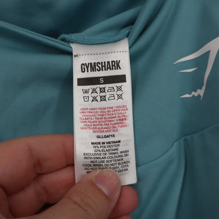 Gymshark Seamless High Waisted Leggings Teal Blue Size S GLLG4715