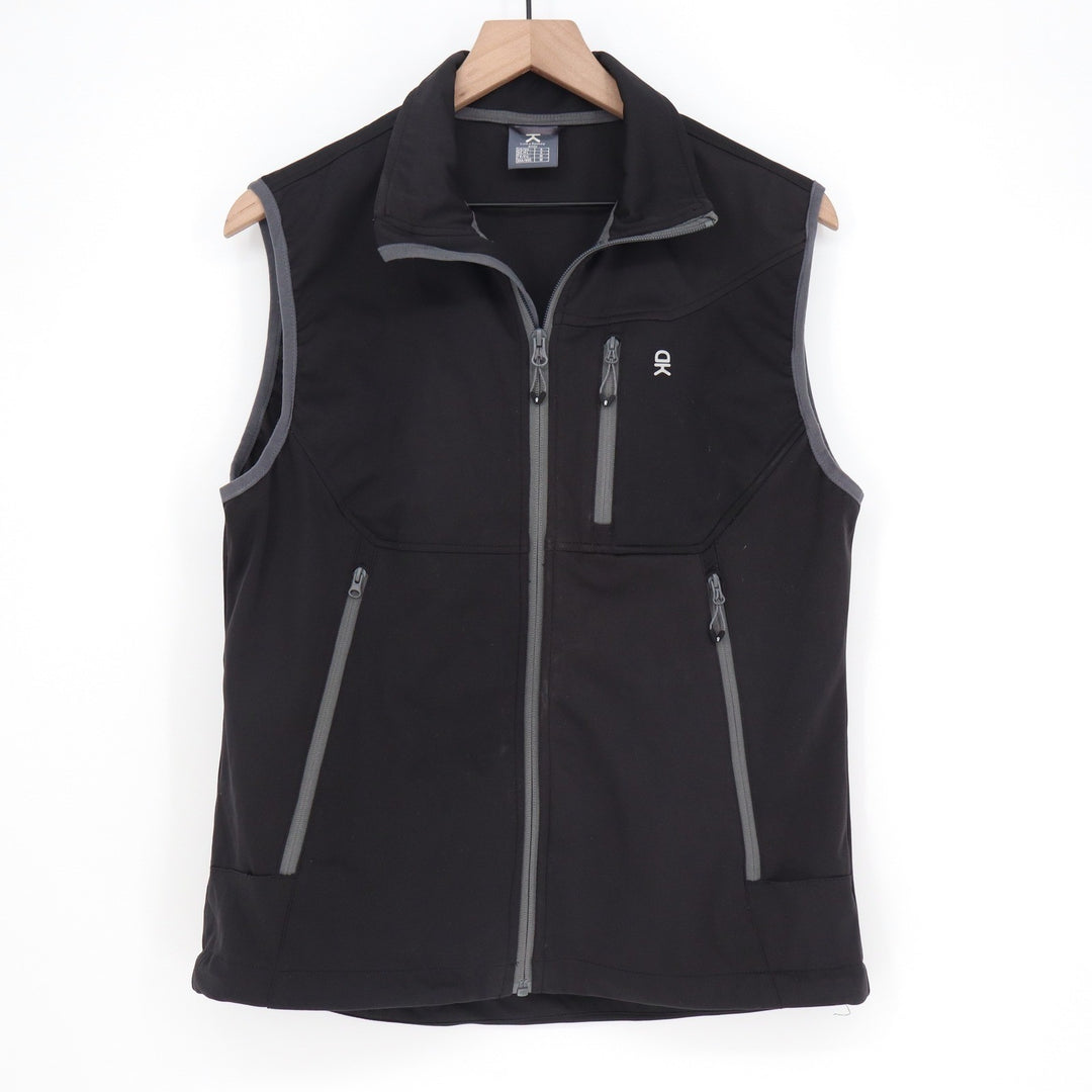 Little Donkey Andy Mens Softshell Vest Black Small Full Zip Hiking Golf