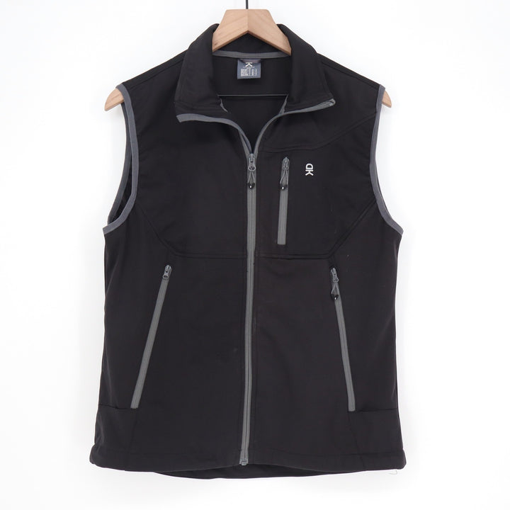 Little Donkey Andy Mens Softshell Vest Black Small Full Zip Hiking Golf