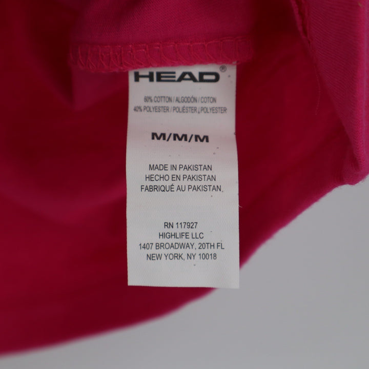 HEAD Womens Tennis Club Graphic Tee Proud Pink Short Sleeve T-Shirt