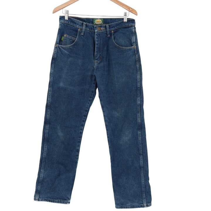 Cabela's Jeans Mens 30x30 Blue Denim Cotton Flannel Lining Straight Leg Outdoor