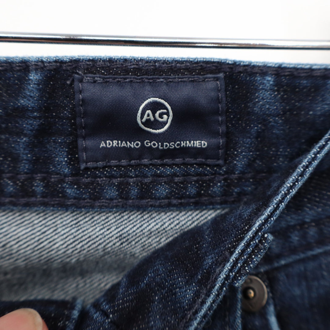 AG Adriano Goldschmied Tellis Jeans Mens 30x32 Blue Modern Slim Fit Tapered Leg