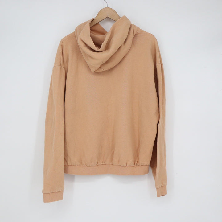Urban Outfitters Mens Medium Peach Tan Pullover Hoodie Sweatshirt