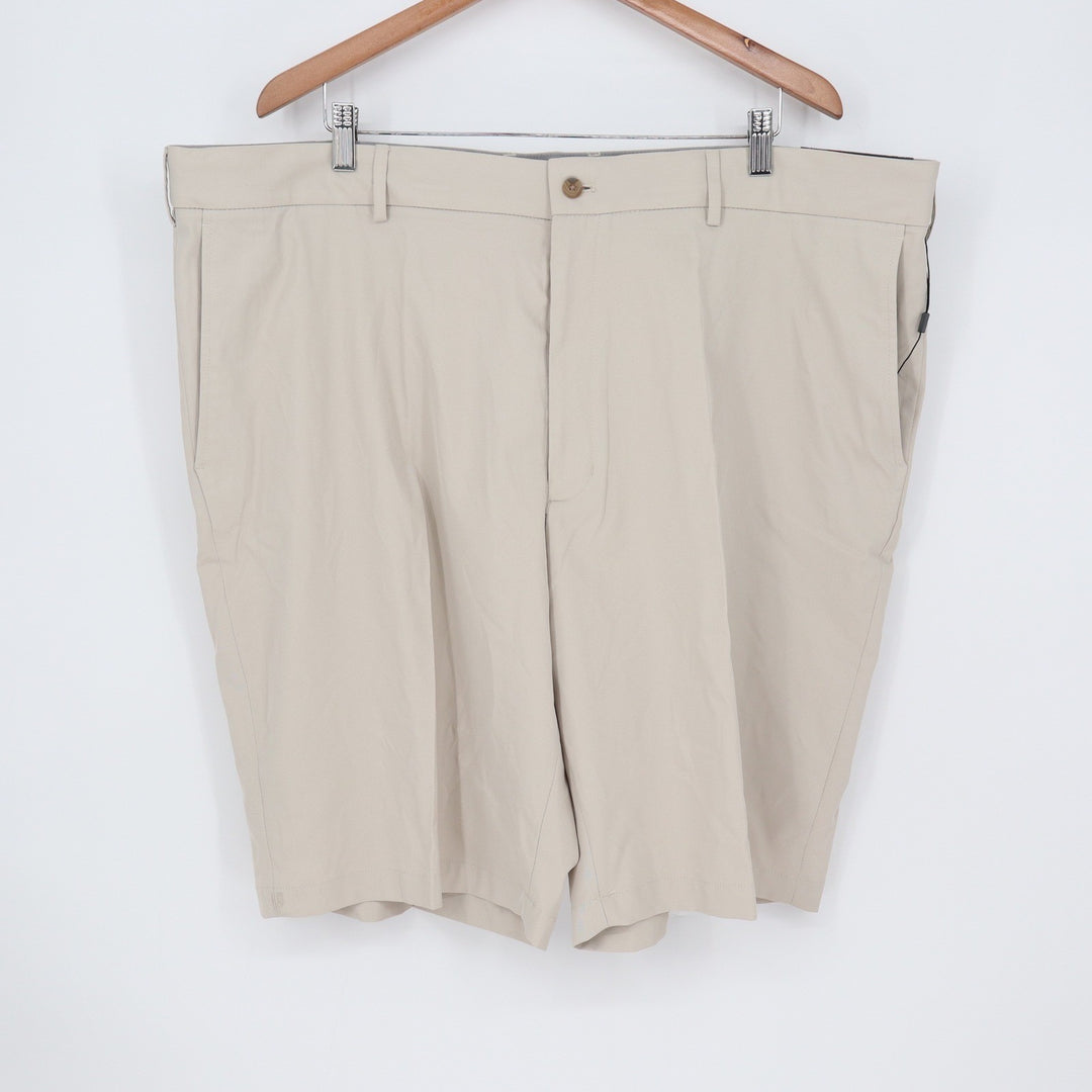 Walter Hagen Mens Perfect 11 Golf Shorts Light Khaki Big & Tall 46 NEW