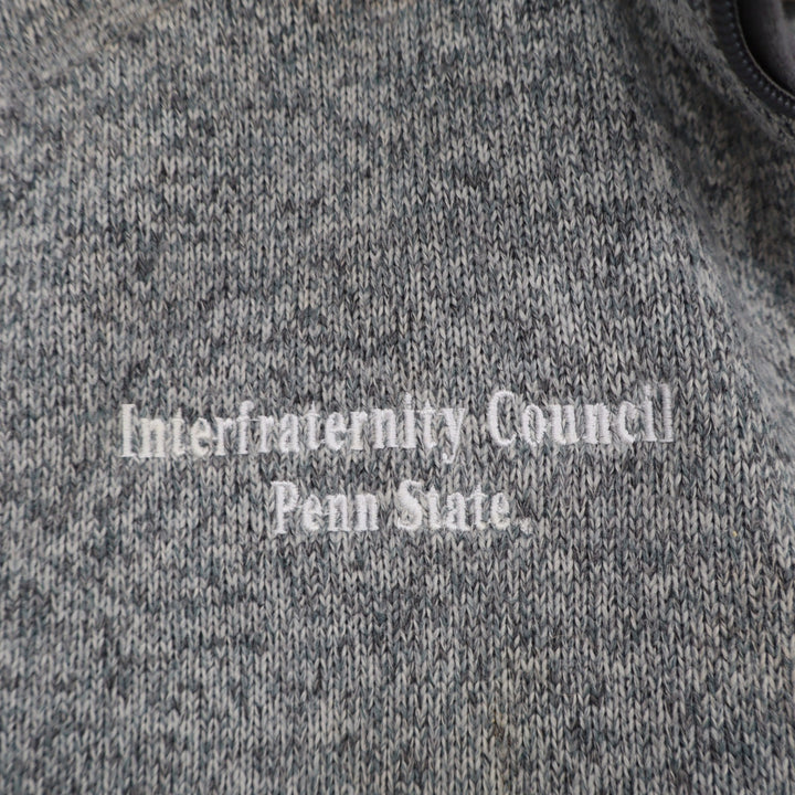 Patagonia Better Sweater Vest Mens Large Gray Penn State IFC Full Zip Fleece