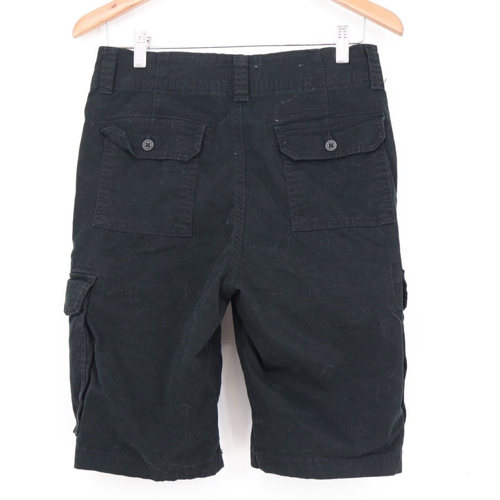 Goodfellow & Co Mens Black Cargo Shorts Size 30 Cotton Stretch Utility Casual