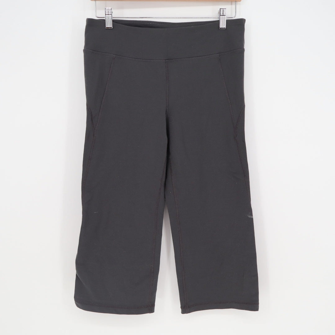 Tek Gear Shapewear Capri Leggings Womens Large Charcoal Gray Active Yoga Pants