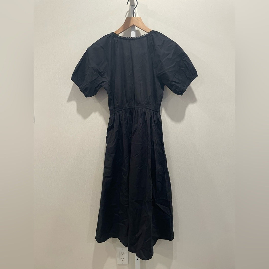 J.Crew Lace-Trim Midi Dress Size P2