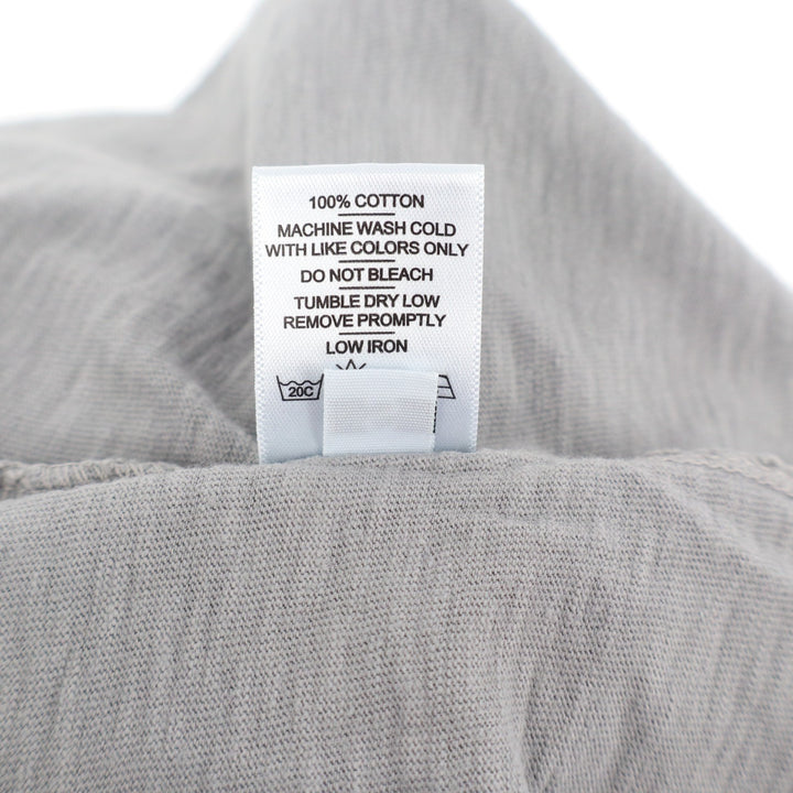 American Giant Premium Slub T-Shirt Mens S Heather Gray Jersey Cotton Crew Neck