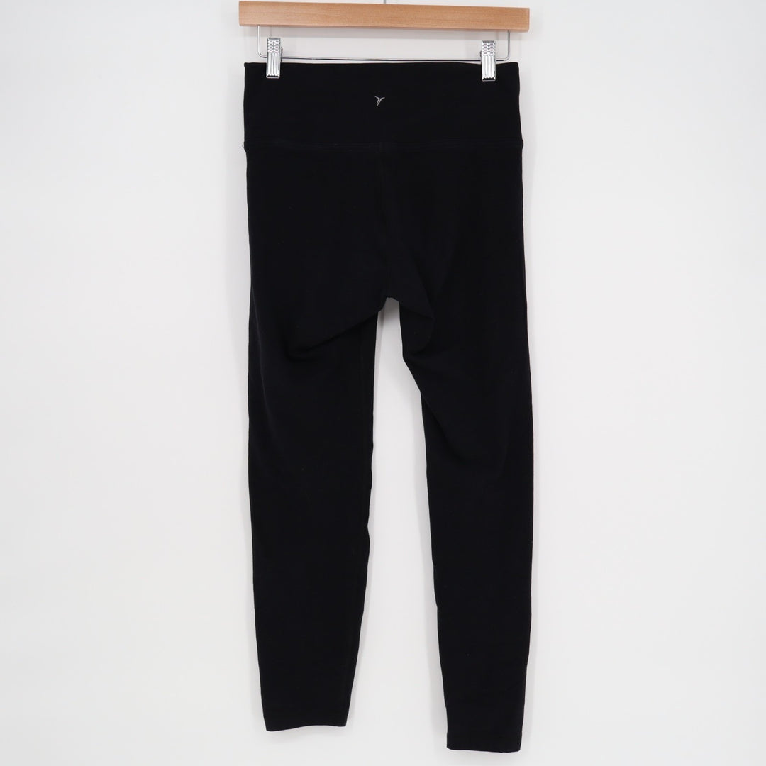 Old Navy Go-Dry Balance Leggings Womens M Black Stretch Mid Rise Skinny Leg