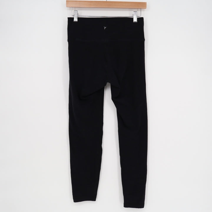 Old Navy Go-Dry Balance Leggings Womens M Black Stretch Mid Rise Skinny Leg