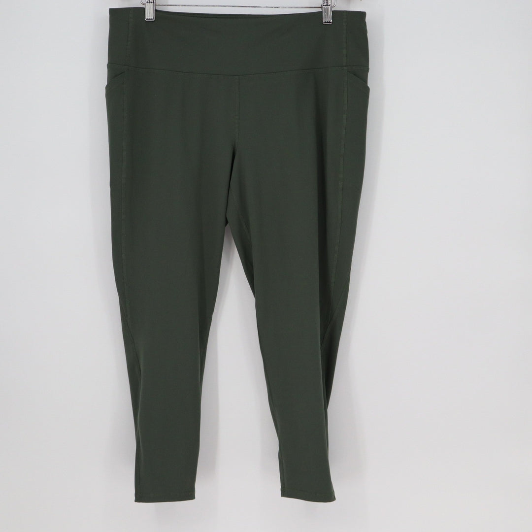 DSG Momentum 7/8 Legging Womens XXL Muted Olive High Rise Pockets
