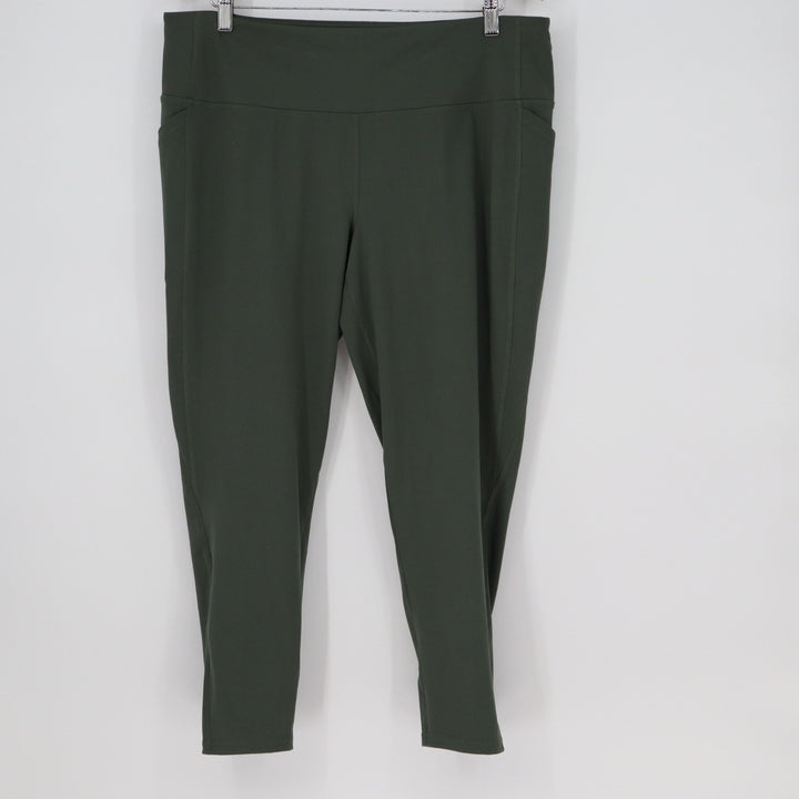 DSG Momentum 7/8 Legging Womens XXL Muted Olive High Rise Pockets
