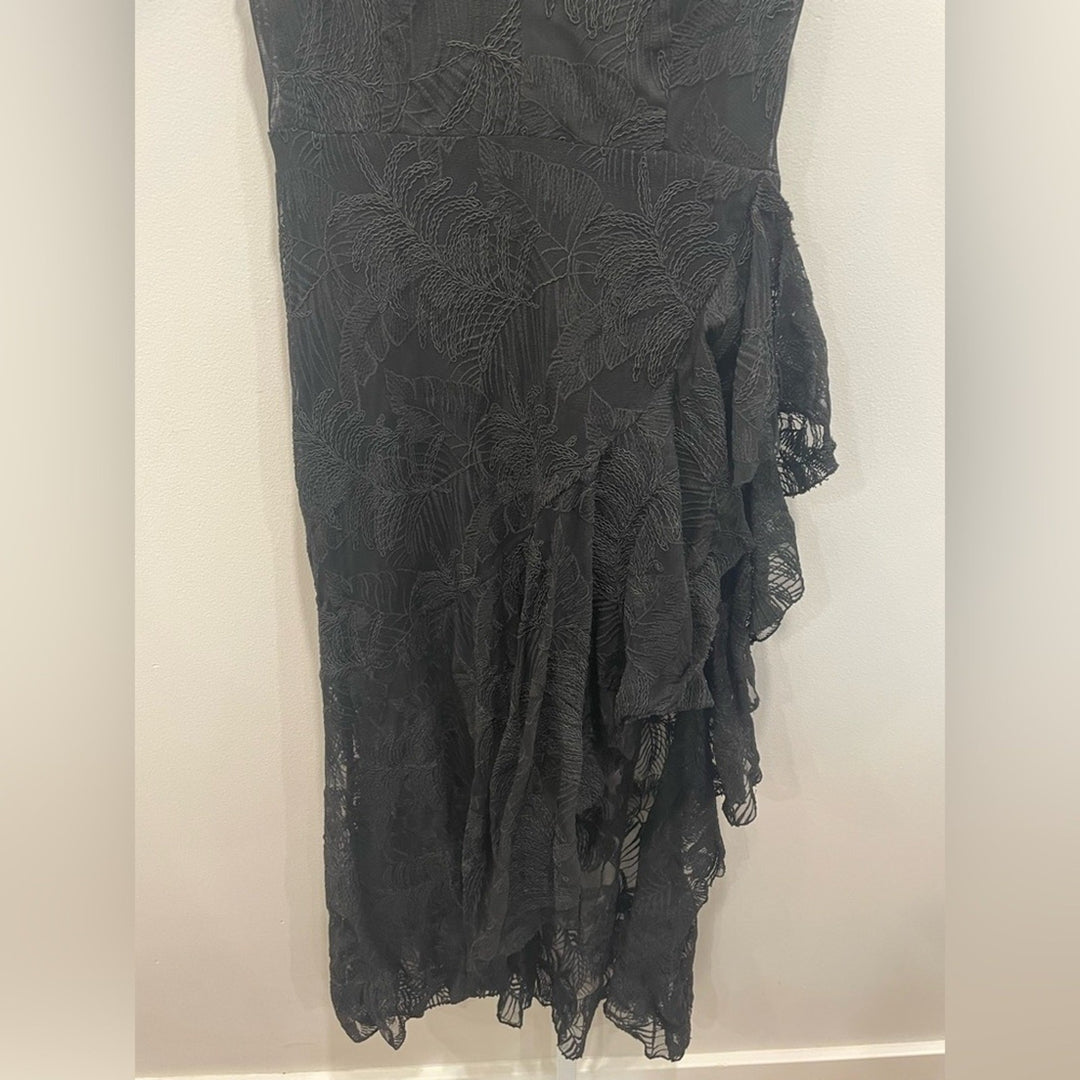 One33 Social Ruffle Palm Gown Size 8