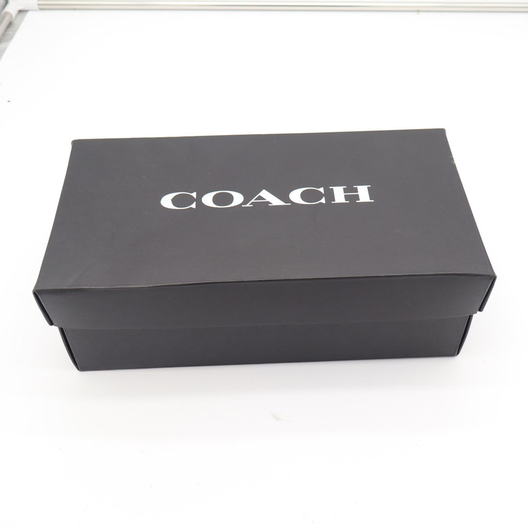 Coach Natalee Jelly Sandal Gold Glitter Monogram Womens 8