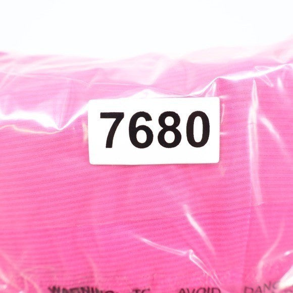 Naked Wardrobe Hot Pink Ribbed High Waisted Side Slit Leggings