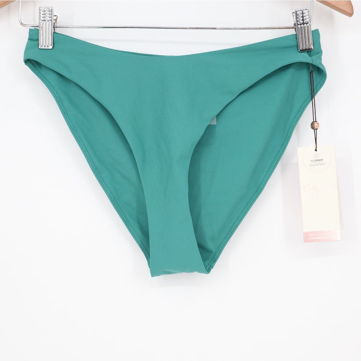 Calia Womens Low Rise V Bikini Bottom Jungle Green Size S