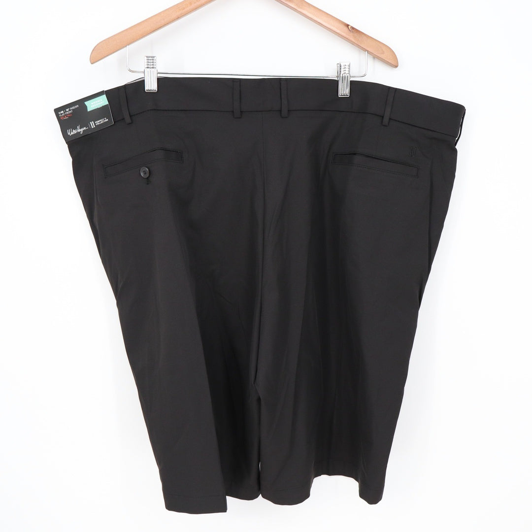 Walter Hagen Mens Big & Tall Golf Shorts Black 48 Moisture Wicking