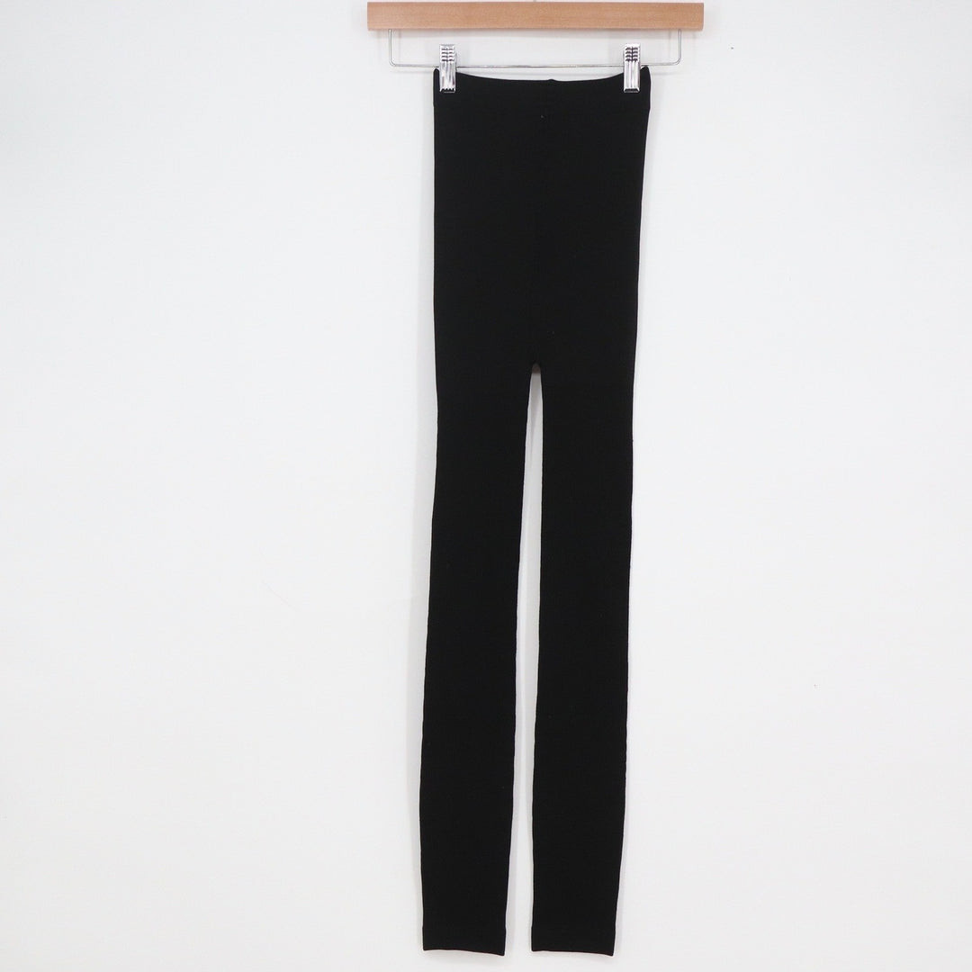 Gap Original Black Leggings M/L Solid High Waisted Full Length Polyester Spandex
