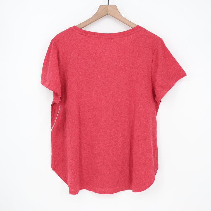 Colosseum MIT Engineers T-Shirt Womens XL Red Heather Short Sleeve Beaver NCAA