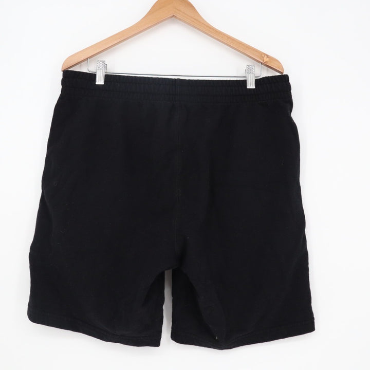 American Giant Sweatshorts Mens Large Black Cotton Logo Slash Pockets Mid Rise