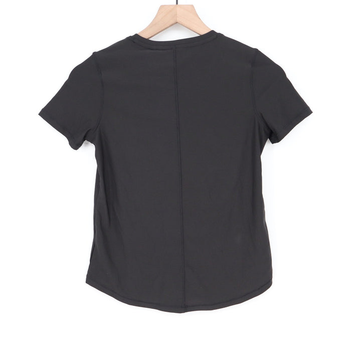 DSG Girls Movement Tee Pure Black Short Sleeve Athletic Shirt Size M 10-12 NEW