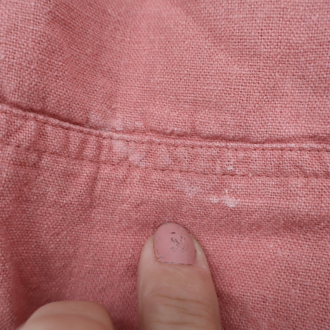 Forever 21 Pink Linen Blend Rolled Hem Casual Shorts Womens Size M
