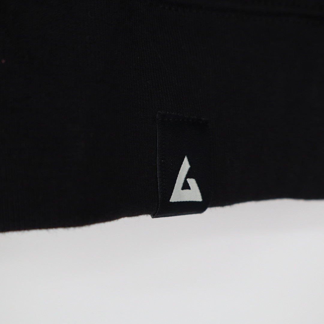 American Giant Hoodie Womens XS Black Full Zip Logo Cotton Sherpa Lined Outdoor